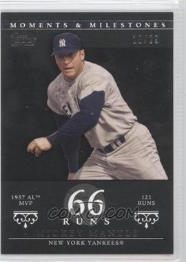 2007 Topps Moments & Milestones - [Base] - Black #76-66 - Mickey Mantle (1957 AL MVP - 121 Runs) /29