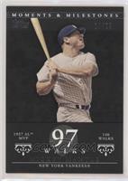 Mickey Mantle (1957 AL MVP - 146 Walks) #/29