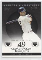 Derek Jeter (1996 AL ROY - 78 RBI) #/29