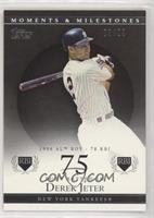 Derek Jeter (1996 AL ROY - 78 RBI) #/29