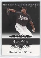 Dontrelle Willis (2003 NL ROY - 14 Wins) #/29