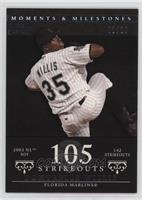 Dontrelle Willis (2003 NL ROY - 142 Strikeouts) #/29