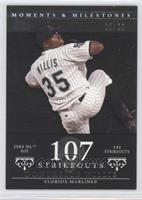 Dontrelle Willis (2003 NL ROY - 142 Strikeouts) #/29