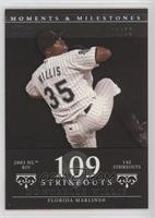 Dontrelle Willis (2003 NL ROY - 142 Strikeouts) #/29