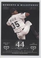 Dontrelle Willis (2003 NL ROY - 142 Strikeouts) #/29