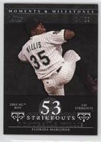 Dontrelle Willis (2003 NL ROY - 142 Strikeouts) #/29