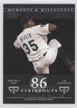 2007 Topps Moments & Milestones - [Base] - Black #85-86 - Dontrelle Willis (2003 NL ROY - 142 Strikeouts) /29