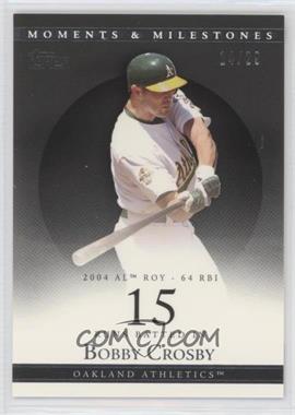 2007 Topps Moments & Milestones - [Base] - Black #88-15 - Bobby Crosby (2004 AL ROY - 64 RBI) /29