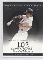 Hideki Matsui (2005 MLB Superstar - 116 RBI) #/29