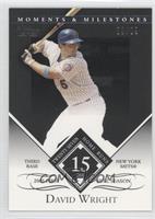 David Wright (2005 First Full Season - 27 Home Runs) #/29