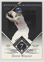 David Wright (2005 First Full Season - 27 Home Runs) #/29