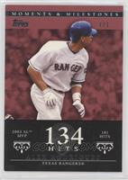 Alex Rodriguez (2003 AL MVP - 181 Hits) #/1