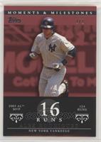 Alex Rodriguez (2005 AL MVP - 124 Runs) #/1