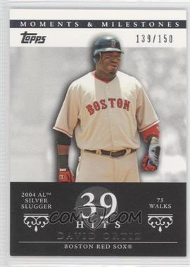 2007 Topps Moments & Milestones - [Base] #103-39 - David Ortiz (2004 AL Silver Slugger - 75 Walks) /150