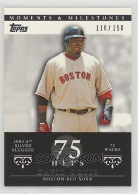 2007 Topps Moments & Milestones - [Base] #103-75 - David Ortiz (2004 AL Silver Slugger - 75 Walks) /150