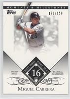 Miguel Cabrera (2005 NL Silver Slugger - 33 Home Runs) #/150