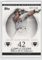 Miguel Cabrera (2005 NL Silver Slugger - 116 RBI) #/150