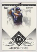 Michael Young (2005 AL Batting Champion - 24 Home Runs) #/150