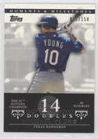 Michael Young (2005 AL Batting Champion - 40 Doubles) #/150