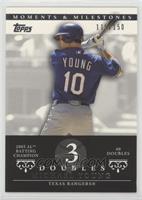 Michael Young (2005 AL Batting Champion - 40 Doubles) #/150