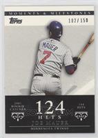 Joe Mauer (2004 Rookie Catcher - 144 Hits) #/150