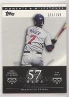 Joe Mauer (2004 Rookie Catcher - 144 Hits) #/150