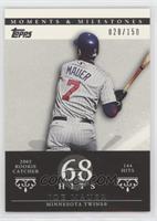 Joe Mauer (2004 Rookie Catcher - 144 Hits) #/150