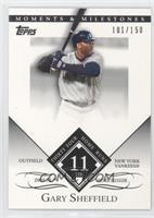 Gary Sheffield (2005 AL Silver Slugger - 34 Home Runs) #/150