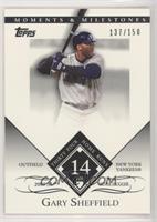 Gary Sheffield (2005 AL Silver Slugger - 34 Home Runs) [Noted] #/150