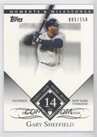 Gary Sheffield (2005 AL Silver Slugger - 34 Home Runs) #/150