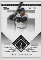 Gary Sheffield (2005 AL Silver Slugger - 34 Home Runs) #/150