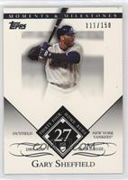 Gary Sheffield (2005 AL Silver Slugger - 34 Home Runs) #/150