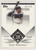 Gary Sheffield (2005 AL Silver Slugger - 34 Home Runs) [Noted] #/150