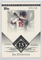 Jim Edmonds (2004 NL Silver Slugger - 42 Home Runs) #/150