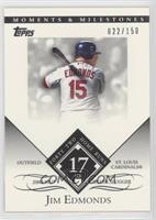 Jim Edmonds (2004 NL Silver Slugger - 42 Home Runs) #/150