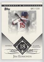 Jim Edmonds (2004 NL Silver Slugger - 42 Home Runs) #/150