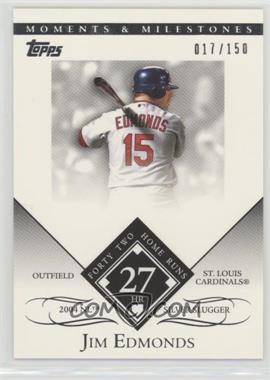 2007 Topps Moments & Milestones - [Base] #116-27 - Jim Edmonds (2004 NL Silver Slugger - 42 Home Runs) /150