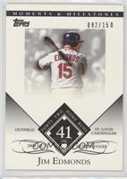 Jim Edmonds (2004 NL Silver Slugger - 42 Home Runs) #/150