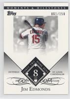 Jim Edmonds (2004 NL Silver Slugger - 42 Home Runs) #/150