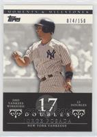 Jorge Posada (2005 Yankee Workhorse - 23 Doubles) #/150