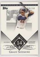 Grady Sizemore (2005 Rookie Outfielder - 22 Home Runs) #/150