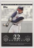 Grady Sizemore (2005 Rookie Outfielder - 37 Doubles) #/150