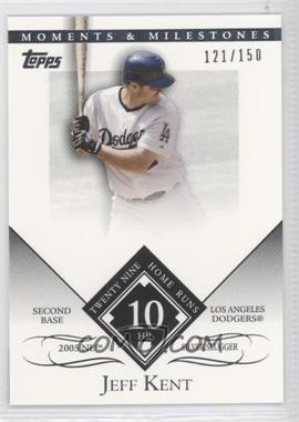 2007 Topps Moments & Milestones - [Base] #128-10 - Jeff Kent (2005 NL Silver Slugger - 29 Home Runs) /150