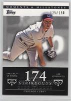 Greg Maddux (1992 NL Cy Young - 199 Strikeouts) #/150