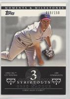 Greg Maddux (1992 NL Cy Young - 199 Strikeouts) #/150