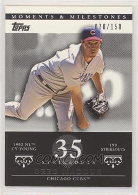 2007 Topps Moments & Milestones - [Base] #13-35 - Greg Maddux (1992 NL Cy Young - 199 Strikeouts) /150