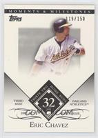 Eric Chavez (2002 AL Silver Slugger - 32 Home Runs) #/150