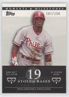 Jimmy Rollins (2005 NL All-Star - 41 Stolen Bases) #/150