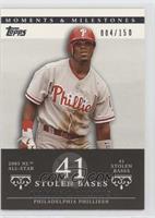 Jimmy Rollins (2005 NL All-Star - 41 Stolen Bases) #/150