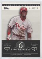 Jimmy Rollins (2005 NL All-Star - 41 Stolen Bases) #/150